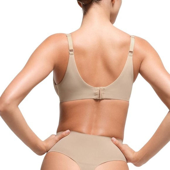 SKIMS‎ Smoothing Intimates Full Coverage Bra 40DDD 40F Clay NWT - Picture 3 of 11